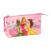 Safta Princesas Disney Portatodo - 3 Compartimentos con Cremalleras - Bolsillo Interior - 0.60L - 220x30x120mm - Color Rosa