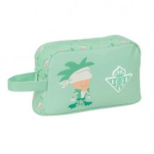 Safta Real Betis Balompie Bolsa Preescolar Isotermica Porta Alimentos - Asa de Mano Lateral - Cremallera - 21.5x12x6.5cm - Color Verde