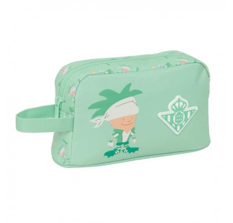 Safta Real Betis Balompie Bolsa Preescolar Isotermica Porta Alimentos - Asa de Mano Lateral - Cremallera - 21.5x12x6.5cm - Color Verde