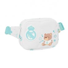 Safta Real Madrid Preescolar Bolsa de Cintura Infantil - Cremallera - Cintas Ajustables - Cierre de PVC - 14x11x4cm - Color Blanco Safta Real Madrid Preescolar Bolsa de Cintura Infantil - Cremallera - Cintas Ajustables - Cierre de PVC - 14x11x4cm - Color Blanco