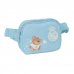 Safta Real Madrid Preescolar Bolsa de Cintura Infantil - Cremallera - Cintas Ajustables - Cierre de PVC - 14x11x4cm - Color Azul
