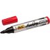 Bic Marking 2000 Ecolutions Rotulador Permanente - Punta de 4.95 mm - Tinta con Base de Alcohol - Ecologico - Secado Rapido - Color Rojo (12 uds)