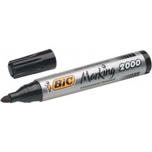 Bic Marking 2000 Ecolutions Rotulador Permanente - Punta de 4.95 mm - Tinta con Base de Alcohol - Ecologico - Secado Rapido - Color Negro (12 uds) Bic Marking 2000 Ecolutions Rotulador Permanente - Punta de 4.95 mm - Tinta con Base de Alcohol - Ecologico - Secado Rapido - Color Negro (12 uds)