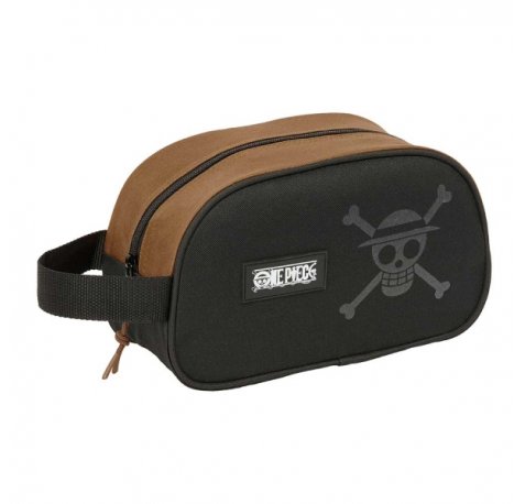 Safta One Piece Neceser de 5L - Cremallera - Asa Lateral - Adapatable a Carro - 260x120x150mm - Color Negro