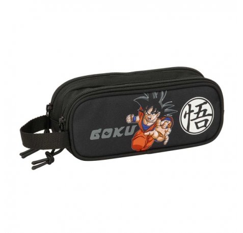 Safta Dragon Ball Portatodo - Cremallera - Asa Lateral - 1L - 210x60x80mm - Color Negro