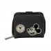 Safta Mickey Mouse Monedero con Billetera - Compartimento para Billetes y Tarjetas - Cierre con Iman - Compartimento para Monedas - 0.10L - 110x20x95mm - Color Negro
