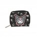 Safta Kuromi Monedero con Billetera - Cierre con Iman - Compartimento de Monedas - 0.10L - 110x20x95mm - Color Negro