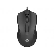 HP 105 Raton USB- Sensor Optico 1600 DPI - DiseÃ±o Ambidiestro Ergonomico - 3 Botones con Rueda de Desplazamiento - Ligero y Duradero - Color Negro