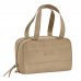 Safta Moos Capsula Camel Neceser de 8L - Cremallera - Asas de Mano Superiores - Interior Forrado - Bolsillo Interior - Tirador Doble - 310x140x190mm - Color Arena