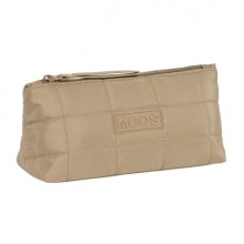 Safta Moos Capsula Camel Neceser Compacto de 2L - Cremallera - Cuadradro - Acolchado - 230x80x120mm - Color Arena