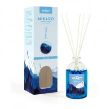 Prady Ambientador Mikado Polar - Frasco de Cristal 100 ml y Varitas Difusoras Prady Ambientador Mikado Polar - Frasco de Cristal 100 ml y Varitas Difusoras