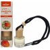 Prady Ambientador Coche Mango - Frasco de Cristal 6 ml y Cuerda para Espejo Retrovisor