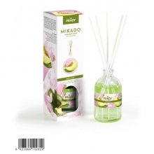 Prady Ambientador Mikado Melon - Frasco de Cristal 100 ml y Varitas Difusoras