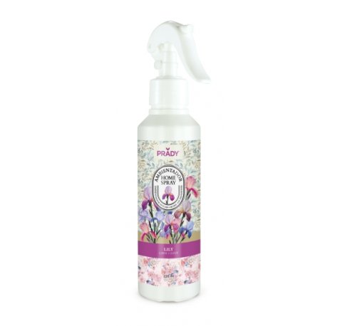 Prady Ambientador Home Spray Lily - Frasco de 220 ml - Spray Pulverizador
