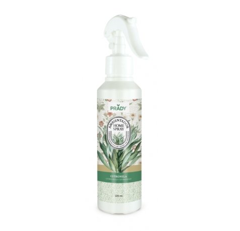 Prady Ambientador Home Spray Citronela - Frasco de 220 ml - Spray Pulverizador