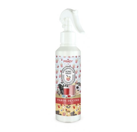 Prady Ambientador Home Spray Tarde de Cine - Frasco de 220 ml - Spray Pulverizador