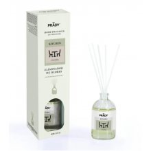 Prady Ambientador Mikado Neutralizador de Olores Para Cocina - Frasco de Cristal 100 ml y Varitas Difusoras Prady Ambientador Mikado Neutralizador de Olores Para Cocina - Frasco de Cristal 100 ml y Varitas Difusoras