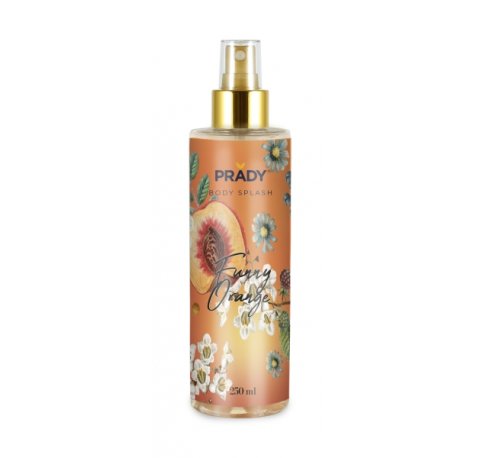 Prady Body Splash Funny Orange - Frasco de 250 ml - Spray Pulverizador