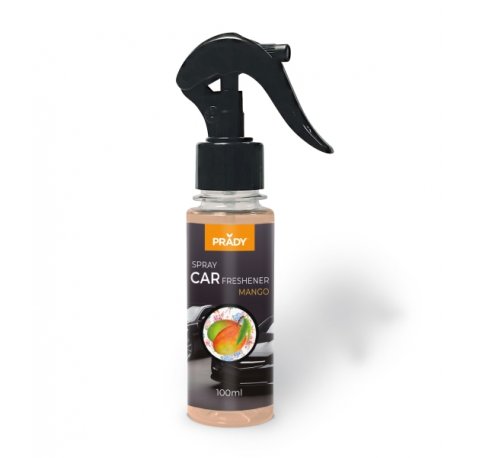 Prady Ambientador Coche Mango - Frasco de 100 ml - Spray Pulverizador