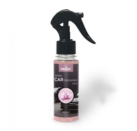 Prady Ambientador Coche Yani - Frasco de 100 ml - Spray Pulverizador