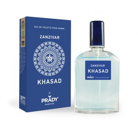 Prady Colonia de Hombre Khasad Zanzibar - Frasco de 90 ml - Spray Pulverizador