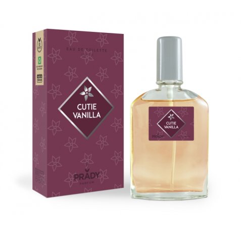 Prady Colonia Unisex Cuttie Vanilla - Frasco de 90 ml - Spray Pulverizador