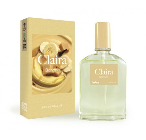 Prady Colonia Unisex Claira Banana - Frasco de 90 ml - Spray Pulverizador