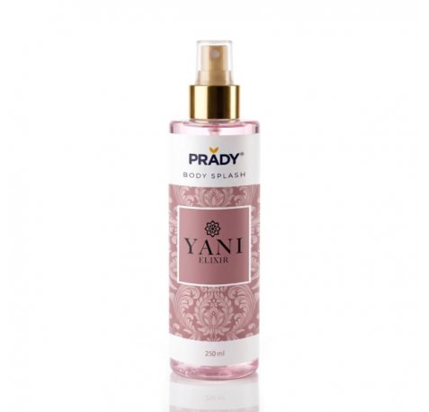 Prady Body Splash Yani Elixir - Frasco de 250 ml - Spray Pulverizador