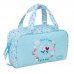 Safta Blackfit8 Petalos Neceser Rectangular - Organizadores con Compartimentos - Asas de Mano - Bolsillo Interior con Cremallera - Doble Tirador - 31x14x19cm - Color Azul Claro