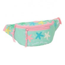 Safta Estrellas Bolsa de Cintura - Cremallera - Cintas Ajustables - Cierre de PVC - Bolsillo Frontal - 23x12x9cm - Color Verde Safta Estrellas Bolsa de Cintura - Cremallera - Cintas Ajustables - Cierre de PVC - Bolsillo Frontal - 23x12x9cm - Color Verde