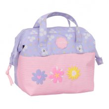 Safta Bouquet Neceser de 5.8L - Cremallera - Asa Lateral - Interior Forrado - 265x125x175mm - Color Rosa Pastel