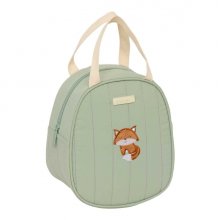 Safta Zorrito Neceser Termo de 5.85L - Interior Forrado en Aluminio - Asa Superior - 190x140x220mm - Color Verde