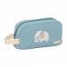 Safta Elefante Portadesayunos Termico de 1.7L - Interior Forrado en Aluminio - 215x65x120mm - Color Azul