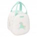 Safta Unicornio Neceser Termo de 5.85L - Interior Forrado en Aluminio - Asa Superior - 190x140x220mm - Color Blanco