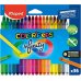 Maped Color`Peps Infinity Pack de 36 Lapices de Colores de Larga Duracion - Hecho Totalmente de Mina - Colores Surtidos