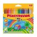 Bic Kids Plastidecor Caja de 18 Lapices de Cera - Extraresistentes - Facil de Sacar Punta - No Mancha