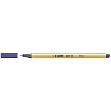 Stabilo Point 88 Rotulador de Punta Fina de Fibra - Trazo de 0.4 mm - Tinta con Base de Agua - Color Azul Noche (10 uds)