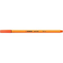 Stabilo Point 88 Rotulador de Punta Fina de Fibra - Trazo de 0.4 mm - Tinta con Base de Agua - Color Bermellon Palido (10 uds)