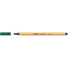 Stabilo Point 88 Rotulador de Punta Fina de Fibra - Trazo de 0.4 mm - Tinta con Base de Agua - Color Verde Pino (10 uds)