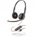 HP Poly Blackwire 3220 USB-A Auriculares con Microfono - Almohadillas Acolchadas - Controles en Cable - Color Negro