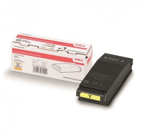 Oki C650 amarillo | Toner original -