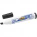Bic Velleda 1751 ECOlutions Marcadores para Pizarra - Punta Biselada - Trazo entre 3mm y 5.5mm - Tinta con Base de Alcohol - Ecologico - Borrado Optimo - Color Negro (12 uds)