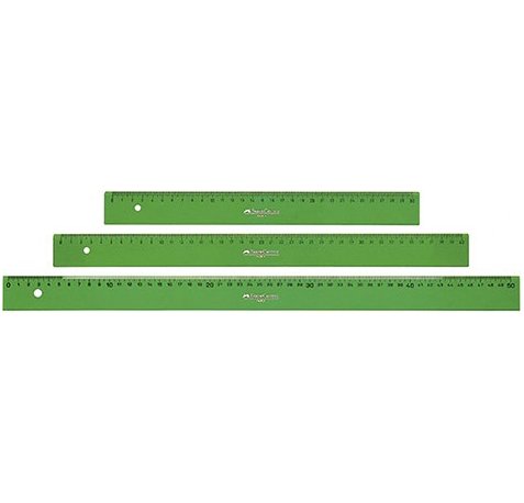 Faber-Castell Regla Tecnica Recta 20cm - Color Verde Transparente