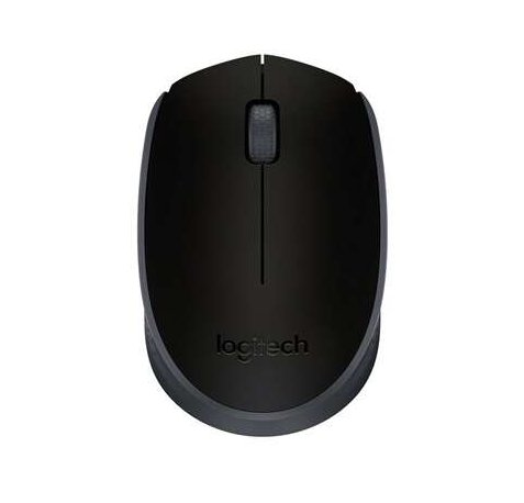 Logitech M171 Raton Inalambrico 1000dpi - 3 Botones - Uso Ambidiestro - Color Negro