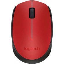 Logitech M171 Raton Inalambrico 1000dpi - 3 Botones - Uso Ambidiestro - Color Rojo