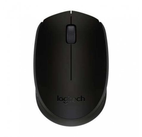 Logitech B170 Raton Inalambrico 1000dpi - 3 Botones - Uso Ambidiestro - Color Negro