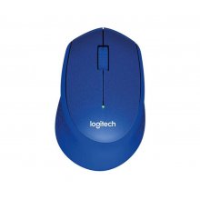 Logitech M330 Silent Plus Raton Inalambrico 1000dpi - Silencioso - 3 Botones - Uso Diestro - Color Azul