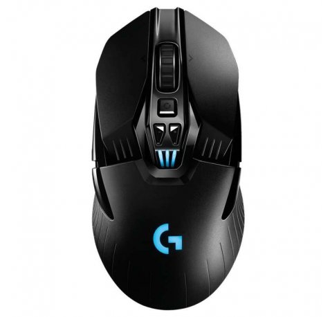 Logitech G903 Lightspeed Raton Inalambrico USB 16000dpi - 10 Botones Programables - Iluminacion RGB - Sensor Hero - Tecnologia Lightspeed - Peso Ajustable - Uso Ambidiestro - Color Negro