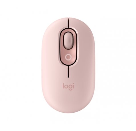 Logitech POP Mouse Raton Inalambrico 1000dpi - 4 botones - Multidispositivo - Color Rosado