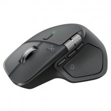Logitech MX Master 4 Raton Inalambrico Avanzado - Sensor Darkfield 8K DPI - Desplazamiento MagSpeed 1000 Lineas por Segundo - Respuesta Haptica Personalizable Haptic Sense - Bluetooth y Logi Bolt - Color Grafito